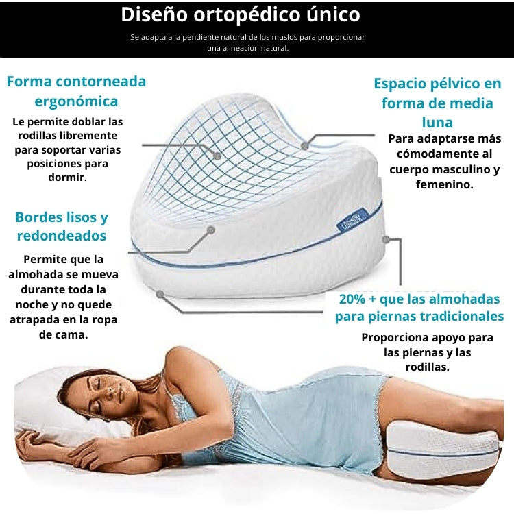 ERGOSONO-FLEX ALMOHADA PARA PIERNAS Y RODILLAS