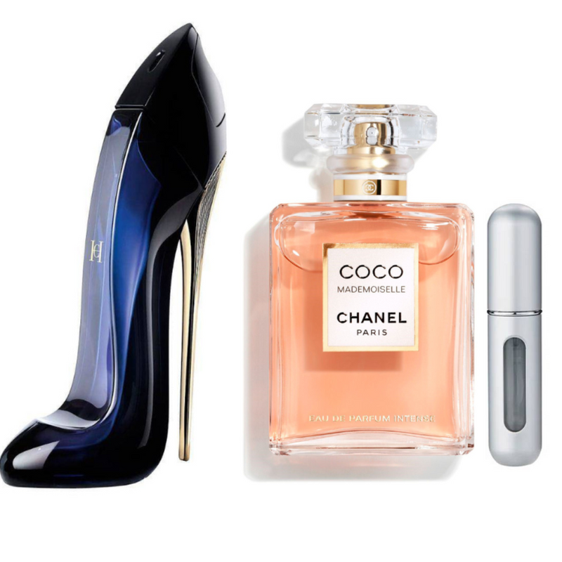 Combo de Lujo: GOOD GIRL & COCO CHANEL + Perfumero exclusivo